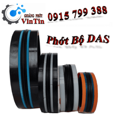 Phớt Bộ DAS | Phớt Bộ KDAS | Phớt Piston Thủy Lực Loại 5 Miếng.